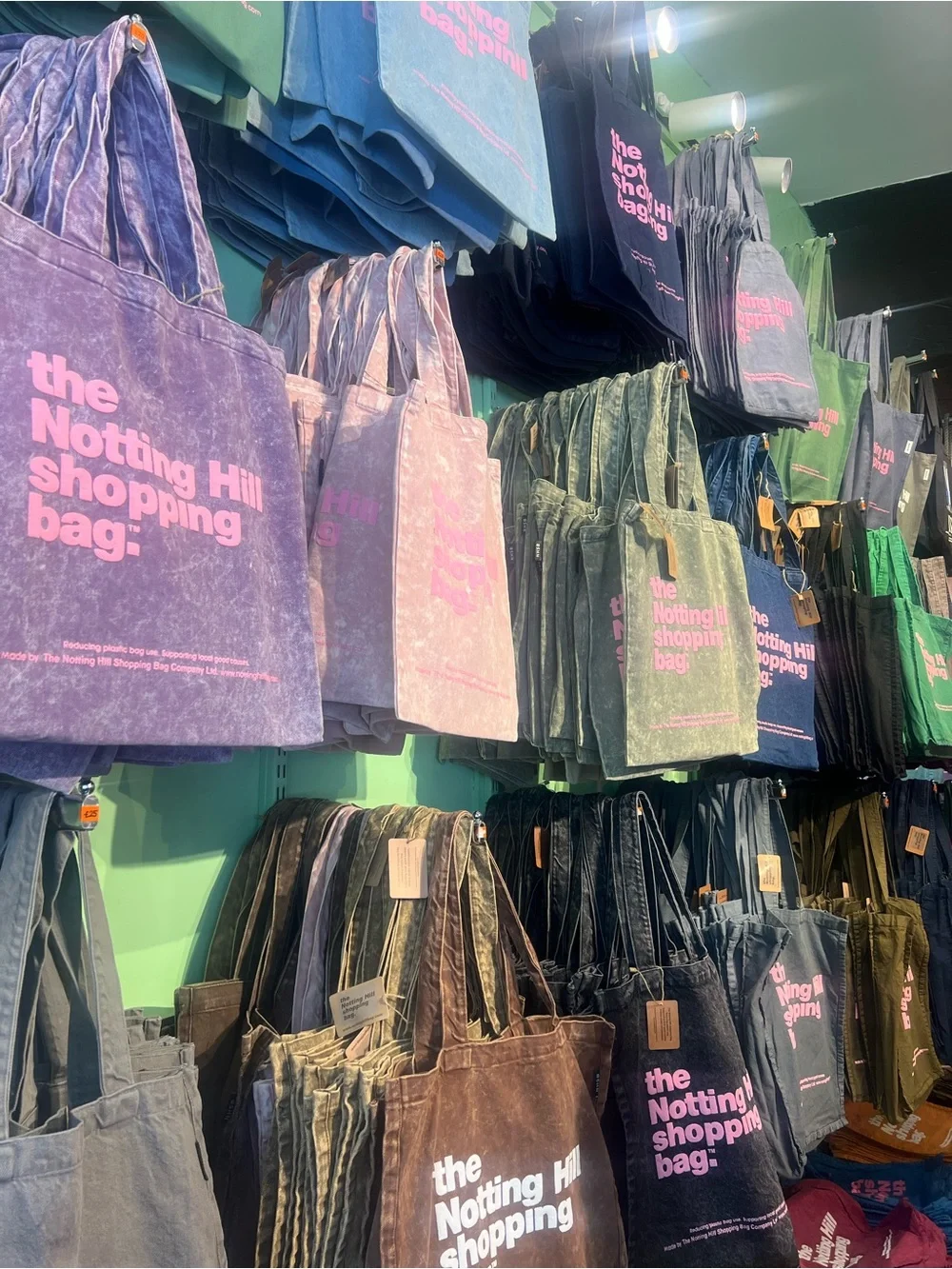 The Notting Hill Shopping Bag dark blue